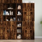 vidaXL Visoka komoda boje hrasta 30x41x185 cm od konstruiranog drva Cijene
