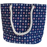  Torba Za Plažu Pamučna na Sidra 46x33x14cm - Plava | shoptok.hr