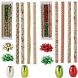  Božićni set za zamatanje darova (70 x 200 cm Cijene