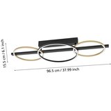 Eglo 390086-LED Prigušiva plafonski luster LANACERA 2xLED/12,5W/230V +LED/15,5W | Eponuda.com