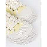 Shelvt Yellow lace-up sneakers with a thick sole | Shoptok.si