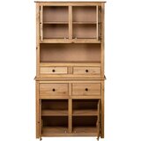  Visoka komoda od borovine 93 x 40,5 x 180 cm asortiman Panama | shoptok.hr