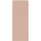  Visoka komoda ružičasta 67 x 39 x 95 cm čelična | shoptok.hr