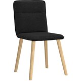 vidaXL Jedilni stoli 4 kosi črno blago | Shoptok.si