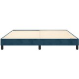  Okvir za krevet s oprugom tamnoplavi 160x200 cm baršunasti | shoptok.hr