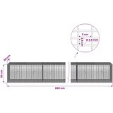  Gabion s žicom debljine 3 5 mm i mrežom 5x2 5 cm 800x50x50 cm - 50 cm 50 cm 800 x 230 cm | shoptok.hr