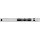 Ubiquiti USW-Pro-24-POE-EU configurable Gigabit Layer2 and Layer3 switch with auto-sensing 802.3at PoE+ and 802.3bt PoE++