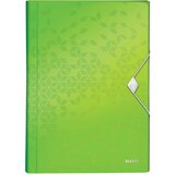 Leitz "Wow" mapa harmonika A4, PP, 6 predelkov, zelena | Shoptok.si