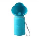 INF Prenosna zložljiva steklenica za vodo za hišne živali - silikonski potovalni dozirnik za vodo za pse Blue, (5000125347) | Shoptok.si
