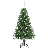 vidaXL Umjetno božićno drvce Zelena 150 cm PVC i Čelik i Plastika | shoptok.hr