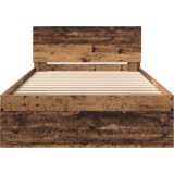 vidaXL Okvir postelje z naslonjalom z vzglavjem Star les 100 x 200 cm | Shoptok.si