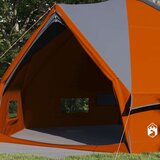  Teepee šator s krovom Siva i narančasta 490 x 410 x 210 cm | shoptok.hr