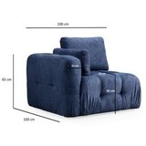 Atelier Del Sofa amaris L1 navy blue 1-Seat sofa | ePonuda.com