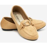 Resti Eco-suede beige moccasins Brussi - Footwear | Shoptok.si