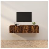  Zidni TV ormarići 2 kom boja dimljenog hrasta 80x34 5x40 cm | shoptok.hr