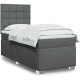  The Living Store Box spring postelja z vzmetnico temno siva 80x200 cm blago - Box Spring Postelja, (21518647) | Shoptok.si