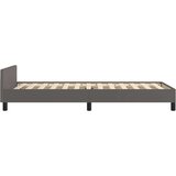  Za krevet s uzglavljem sivi 80 x 200 cm od umjetne kože | shoptok.hr