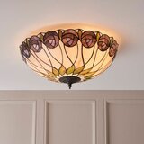Endon 64173 - plafonsko svetlo tiffany hutchinson 2xE27/60W/230V prečnik 50 cm | Eponuda.com
