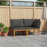  2 kom. Vrtni Lounge Set s Jastučićima Prirodna | shoptok.hr