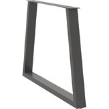  Noge za blagovaonski stol V-oblika 2 kom antracit 90 x (72-73,3) cm čelik | shoptok.hr