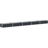  Povišeni vrtni krevet Antracit 400 x 40 x 24 cm | shoptok.hr