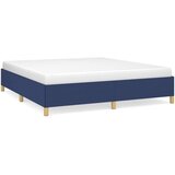  Posteljni okvir moder 180x200 cm blago, (20723306) | Shoptok.si