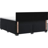  Boxspring krevet s madracem Crna 140 x 200 cm Baršun | shoptok.hr