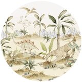 Dekornik Dječja naljepnica za zid 150x150 cm Dino World in a Circle – | shoptok.hr