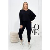 Kesi Set 2-piece sweatshirt + pants black Cene