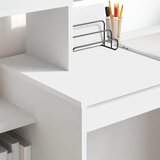  Stol s policom Bijelo 100 x 40 x 90 cm Konstruirano drvo | shoptok.hr