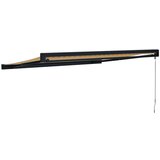 vidaXL Zložljiva tenda rumena in bela 3x2,5 m blago in aluminij | Shoptok.si