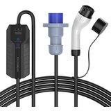 Choetech ACG17 7 kw polnilec za električne avtomobile tipa 2 z lcd zaslonom (črn), (20951219) Cene