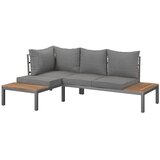 Ambia Garden LOUNGE GARNITURA akacija v celoti masivno jeklo | Shoptok.si