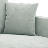 3-dijelni set sofa s jastucima svjetlosivi baršunasti | shoptok.hr