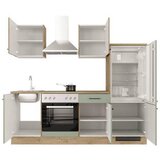 Flex-Well Kuhinjski Blok Cara, Zelena, Hrast | Shoptok.si
