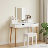  Set toaletnog stolića FAUSKE 4 kom. Bijela 100 x 50 x 143 cm | shoptok.hr
