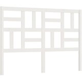  Uzglavlje za krevet bijelo 156 x 4 x 104 cm od masivne borovine | shoptok.hr