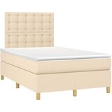  Krevet box spring s madracem krem 120 x 190 cm od tkanine | shoptok.hr