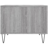  Stolić za kavu siva boja hrasta 50x50x40 cm konstruirano drvo | shoptok.hr