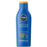 Nivea Sun Protect & Moisture vlažilno sončno mleko SPF 50+, 200 ml, (21825184) | Shoptok.si