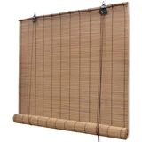 Rolo zavjesa od bambusa smeđa boja 120 x 220 cm