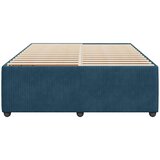 Okvir za krevet plavi 140 x 190 cm baršunasti | Eponuda.com