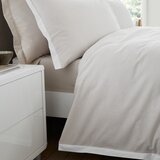Bianca Kremno bela enojna posteljnina iz bombažnega perkala 135x200 cm Seersucker Woven Stripe – | Shoptok.si