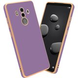 Cadorabo Huaweijem v sijajnem vijoličnem - zlatem - zaščitnem pokrovu, narejen iz fleksibilnega silikona TPU in z zaščito pred kamero, (20596469) | Shoptok.si