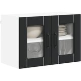  Zidni stakleni ormarić LUCCA 2 pcs Crna 60 x 31 x 40 cm | Eponuda.ba