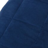  Teška deka plava 122x183 cm 5 kg od tkanine | shoptok.hr