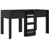  Krevet na kat za djecu Crni hrast 90 x 190 cm Konstruirano drvo | shoptok.hr