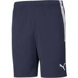 Puma TEAM LIGA TRAINING SHORTS Muške nogometne kratke hlače, tamno plava, veličina