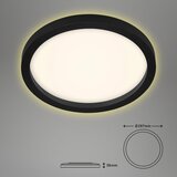 BRILONER 7361-015 - led plafonsko svetlo cadre LED/18W/230V, prečnik 29,7 cm, crno | Eponuda.com