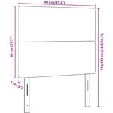  Naslon za glavu Jednostavni dizajn Krem 90 cm Kordurojna tkanina | shoptok.hr